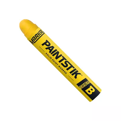 Markal 80221 Paintstik Solid Paint Marker | Yellow | 11/16  X 4-3/4  (Box Of 12) • $7.99