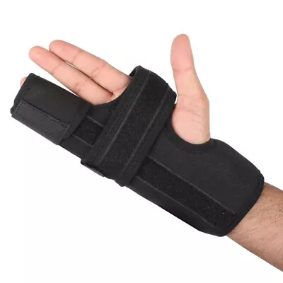 Boxer Finger Splint-Padded Support Brace With Removable Splint For Boxer Fractur • £26.58