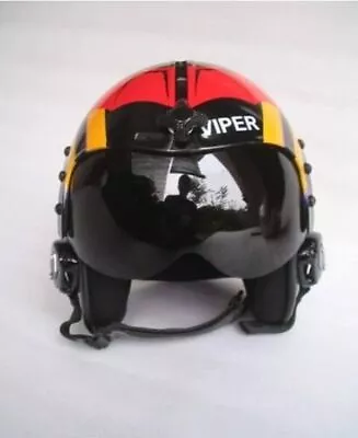 10 Unit Top Gun Viper Flight Helmet Movie Prop Pilot Naval Aviator Usn Navy • $6652.36