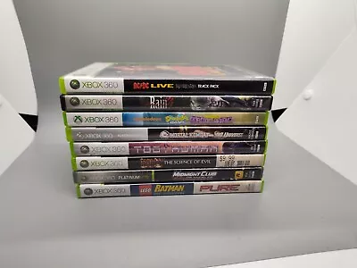 Xbox 360 Video Game Lot (8)Midnight Club Complete Edition Mortal Kombat Vs DC • $54.99