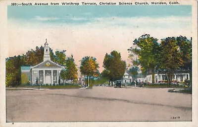 S Ave From Winthrop Terrace Christian Science Church-Meriden CT Connecticut • $7.48