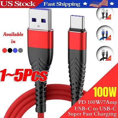 HeavyDuty USB Type C Charging Cable Braided Fast Phone Charger For IPhone 15 Lot • $17.39