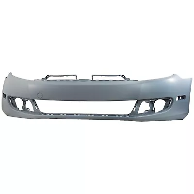 Front Bumper Cover For 2010-2014 Golf Jetta Wagon Primed With Fog Light Holes • $213.44