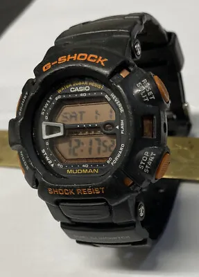 Rare Casio G-Shock MudMan G-9000MX Black Men's Motocross Watch New Battery  • $109