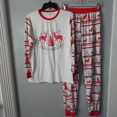 Christmas Pajama Set Womens Size Large Family Matching Outfits Xmas Pjs Holiday • $18