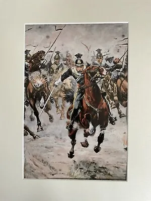 17th Lancers  Charge Of The Light Brigade. Mounted Print 16x12 • £15
