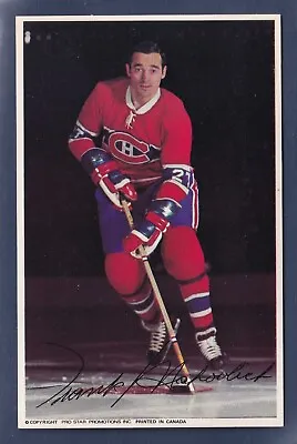 1971-72 Canadiens Postcards #14 Frank Mahovlich - Montreal Canadiens • $14.99