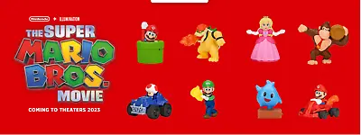 2022 McDONALD'S Super Mario Bros Movie Nintendo HAPPY MEAL TOYS Or Set • $5.99