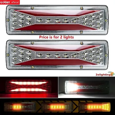 $14.85 • Buy X2 LED Trailer Lights Tail Lamp Stop Brake Dynamic Indicator 12V Taillight Pair