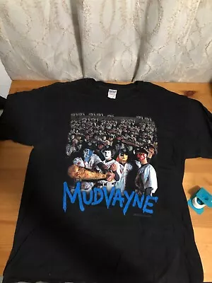 Vintage Mudvayne Shirt 2002 Can You Dig It Men's Black X-large Rock Band • $110