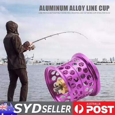 Low Profile Casting Fishing Reel Modified Line Cup For DAIWA Steez (Purple) • $27.09