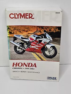 Clymer Honda CBR600F4 1999 2003 Motorcycle Service Repair Manual M445 • $27.99