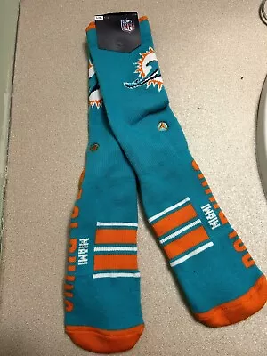 Nfl Miami Dolphins Rock Em Socks Mens Size 9-13 L/xl • $19.99