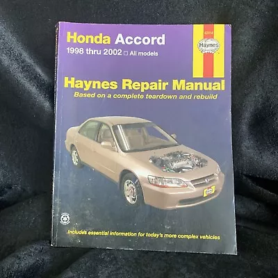 Repair Manual Haynes 42014 Fits 1998 Honda Accord • $15