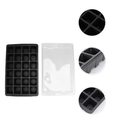 2 Sets Plant Germination Tray Kit Indoor Planters Grow Trays Vegetable • £14.79