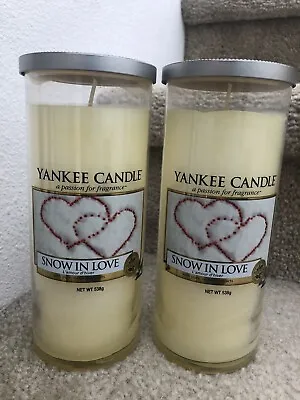 New Snow In Love Set Of 2 Yankee Candle Large Jars • £33.25