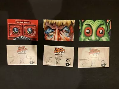 2020 Topps Wacky Packages Halloween 4x6 Postcards Complete Masks Set 3/3 NM • $39.99