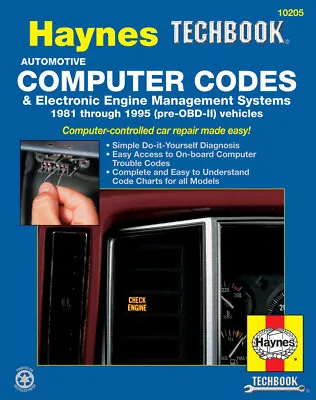 Automotive Computer Codes & Electronic Engine Management Systems Manual 81-95 • $28.99