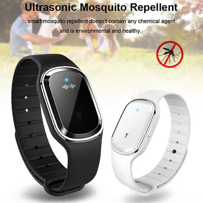 Ultrasonic Anti Mosquito Insect Pest Bugs Repellent Repeller Wrist Band W/ Watch • $10.33