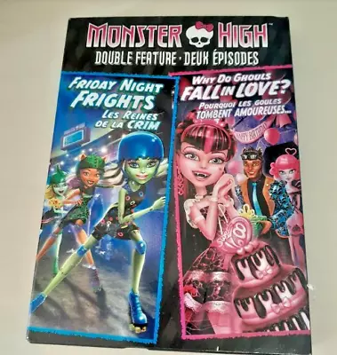 Monster High Double Feature DVD Friday Night Frights Why Do Ghouls Fall In Love • $10.24