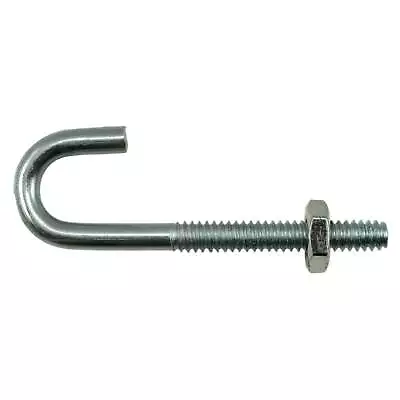 10-24 X 5/32  X 3/8  X 2-1/8  Zinc Plated Steel Coarse Thread J-Bolt (20 Pcs.) • $13.91