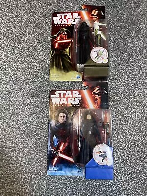 Kylo Ren STAR WARS THE FORCE AWAKENS UNMASKED & MASKED ACTION FIGURE HASBRO • £17.99