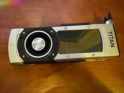 Nvidia GeForce GTX Titan Black 6GB GDDR5 GPU Graphics Video Card 06G-P4-3790-KR • $135