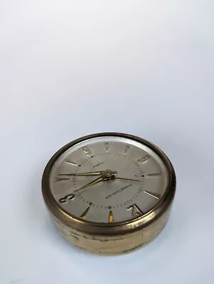 Seneca Clock Company Germany Brass Alarm Clock For Parts Or Restore • $14