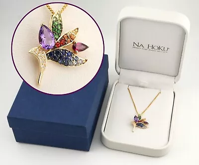 STUNNING Na Hoku Le Vian Aloha Collection Bird Of Paradise Pendant W/ 18ct Chain • $678.22