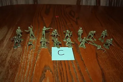 Marx Army Battleground 16-Piece Lot Of Vintage American Soldiers Tank C - MPC • $23.99