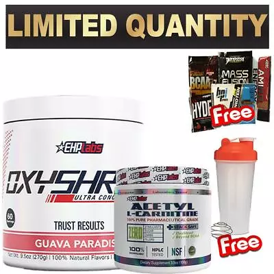 $84.99 • Buy Ehplabs Oxyshred Thermogenic Fat Burning & Lcarnitine Oxy Shred Weight Loss