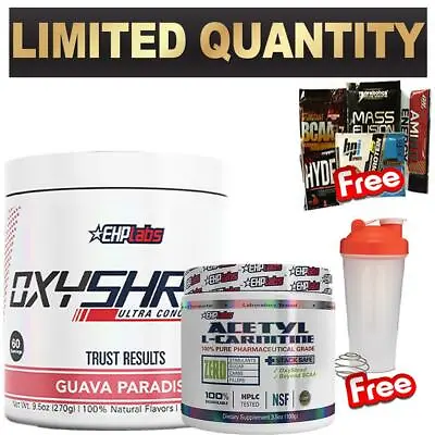 Ehplabs Oxyshred Thermogenic Fat Burning & Lcarnitine Oxy Shred Weight Loss • $84.99