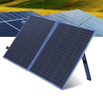 £84.79 • Buy 100W Folding Solar Panel Kit Portable Power Charger Battery USB Camping RV Boat