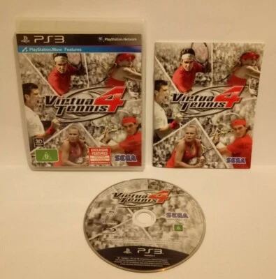 $14.98 • Buy VIRTUA TENNIS 4 (Sony Playstation 3, PS3 Game, Complete W/ Manual)