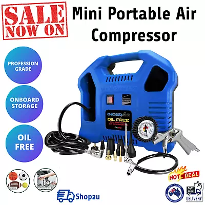 Chicago Air Mini Portable Air Compressor 180L/min 116PSI 240V Oil Free High Flow • $181.95