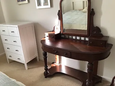 $250 • Buy Antique Dressing Table With Mirror Quick Sale Needed 