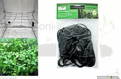 Hydroponic Grow Tent Scrog Net Plant Support Mesh Netting 50 60 80 100 120cm • £10.99