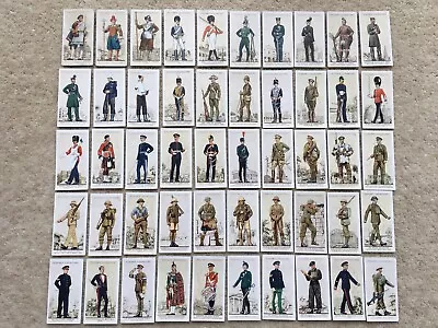 1939 Era John Player Uniforms Of The Territorial Army Set Of 50 Cigarette Cards • £24.99