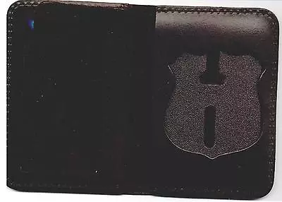 £19.18 • Buy NYC EMS Police Officer Style Recessed Badge Cut-Out & ID Book Wallet