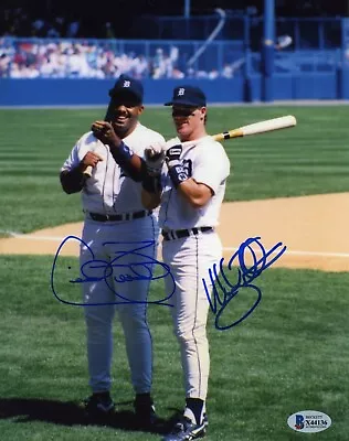 Beckett Signed Cecil Fielder Mickey Tettleton Tigers Auto 8x10 Photo Autographed • $50