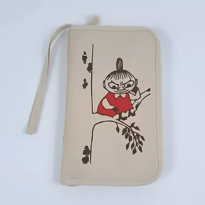 Moomin  Little My  Japan Zippered Multi Pouch Wallet Case 9  X 5.5  • $36