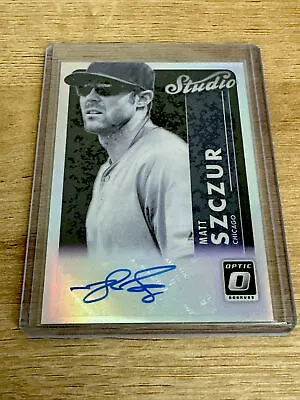 K29701 - 2017 Donruss Optic Studio Signatures #8 Matt Szczur Silver Prizm Auto • $6