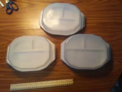 Anchor Hocking Freeze Heat And Serve Divided Plates Hi Heat • $19.99