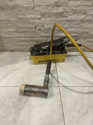 Enerpac Hydraulic Hand Pump With Ram • $1100