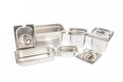 Gastronorm Containers Pans Tray Bain Marie Food Pot  Lid • £21.99