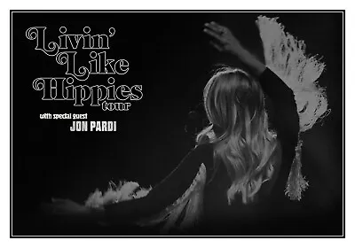 MIRANDA LAMBERT / JON PARDI  LIVIN' LIKE HIPPIES TOUR  2018 CONCERT POSTER V.2 • $18.18