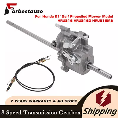 3 Speed Transmission Gearbox Replace For Honda Self Propelled Lawn Mower HRU216 • $160.95