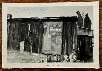 VIRGINIA CITY MONTANA Original Snapshot Photo 1964 General Store Whiskey Poster • $9.99