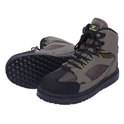 Men's Wading Boots Fishing Shoes Waders Boots With Rubber Sole For Fly Fishing • $78.99