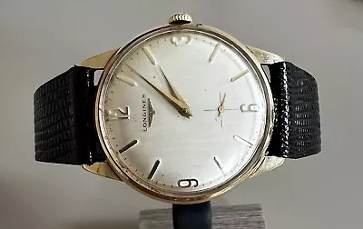 Stunning Longines 9ct Gold Vintage Mens Watch With Small Seconds • £68